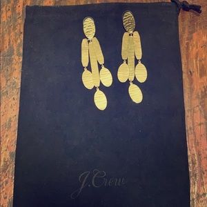 J Crew gold dangle earrings